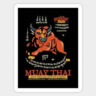 Muay Thai Sak Yant Buffalo Magnet